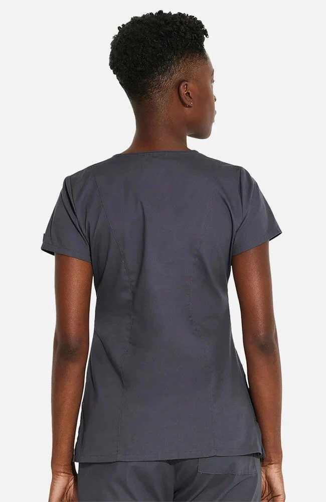 Dickies Women's 5-Pocket Shaped V-Neck Scrub Top - Image 9