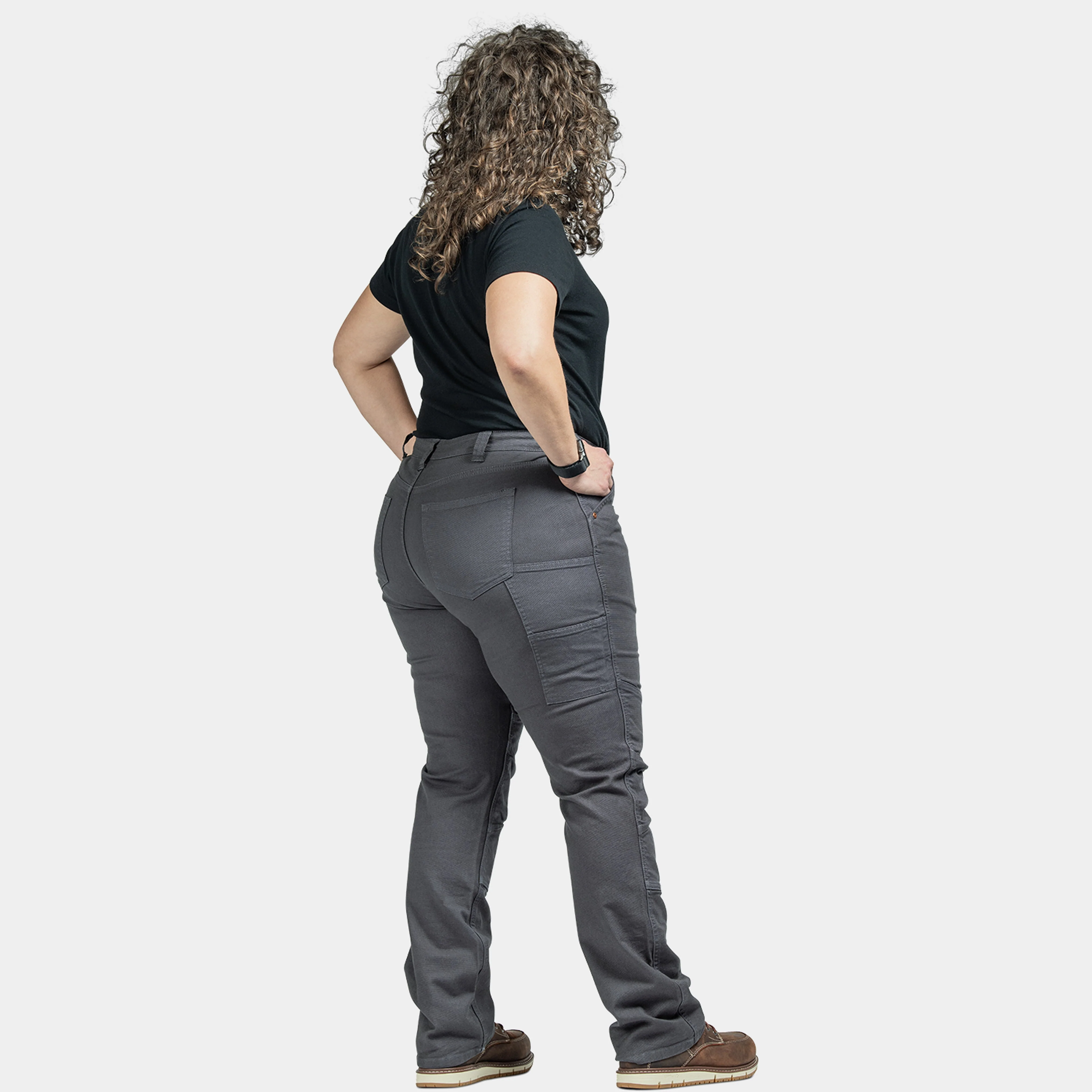 Dovetail Workwear Women's GO TO Double-Front Canvas Stretch Pant - Image 6