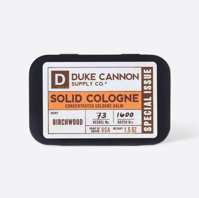 Duke Cannon Birchwood Solid Cologne