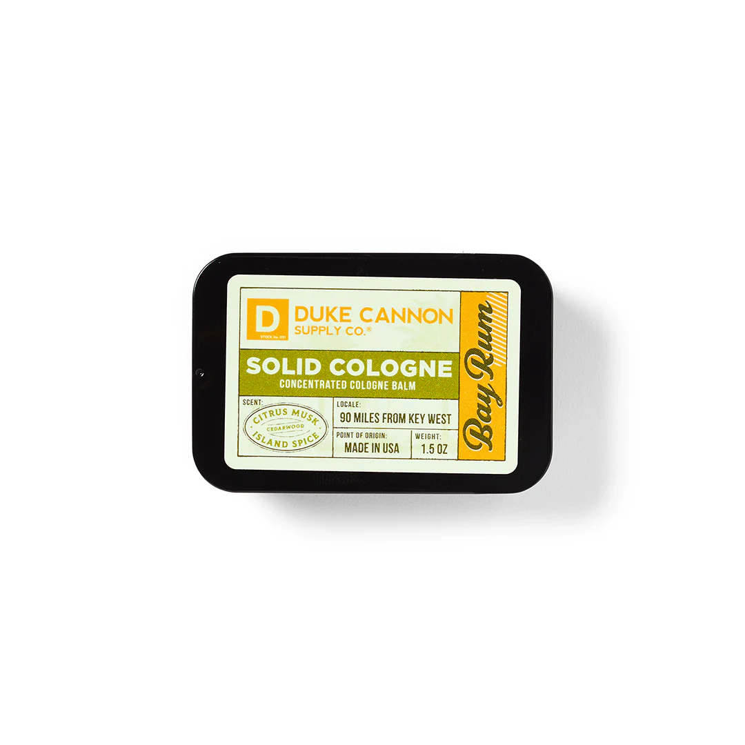 Duke Cannon Bay Rum Solid Cologne - Image 3