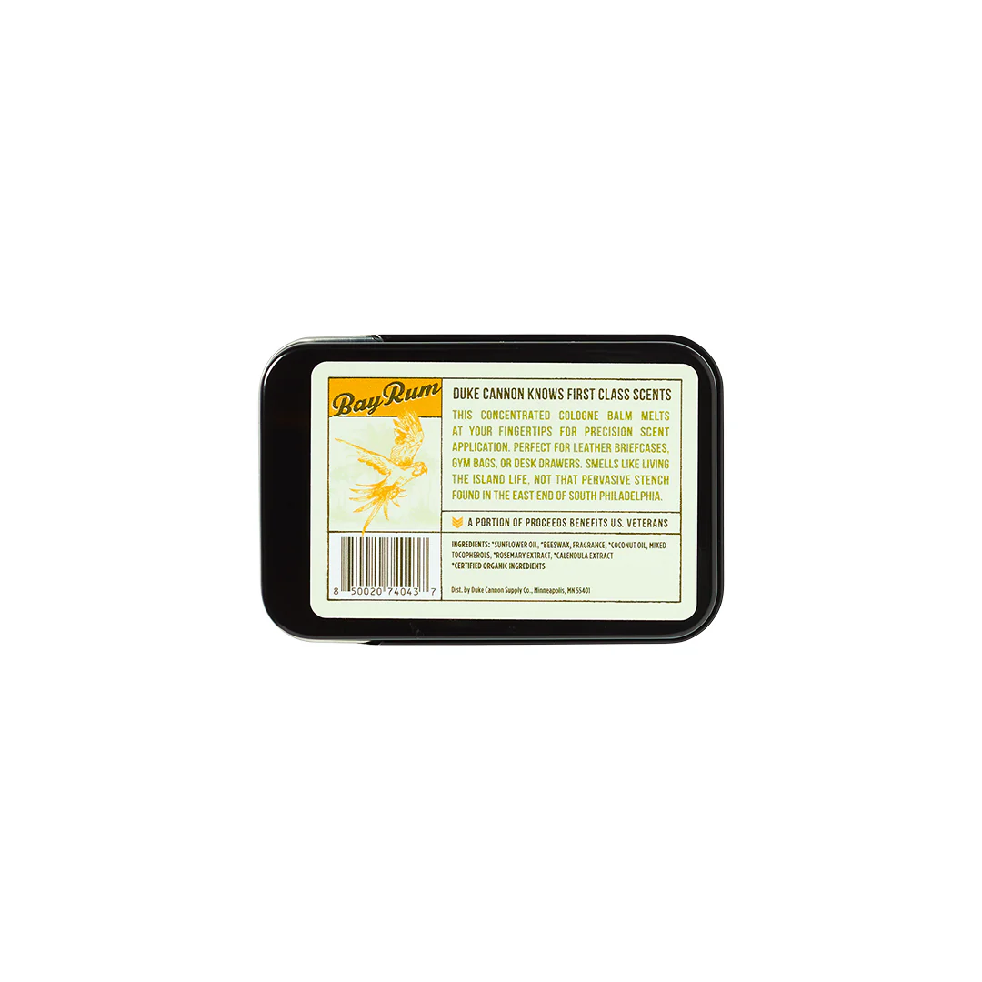 Duke Cannon Bay Rum Solid Cologne - Image 4