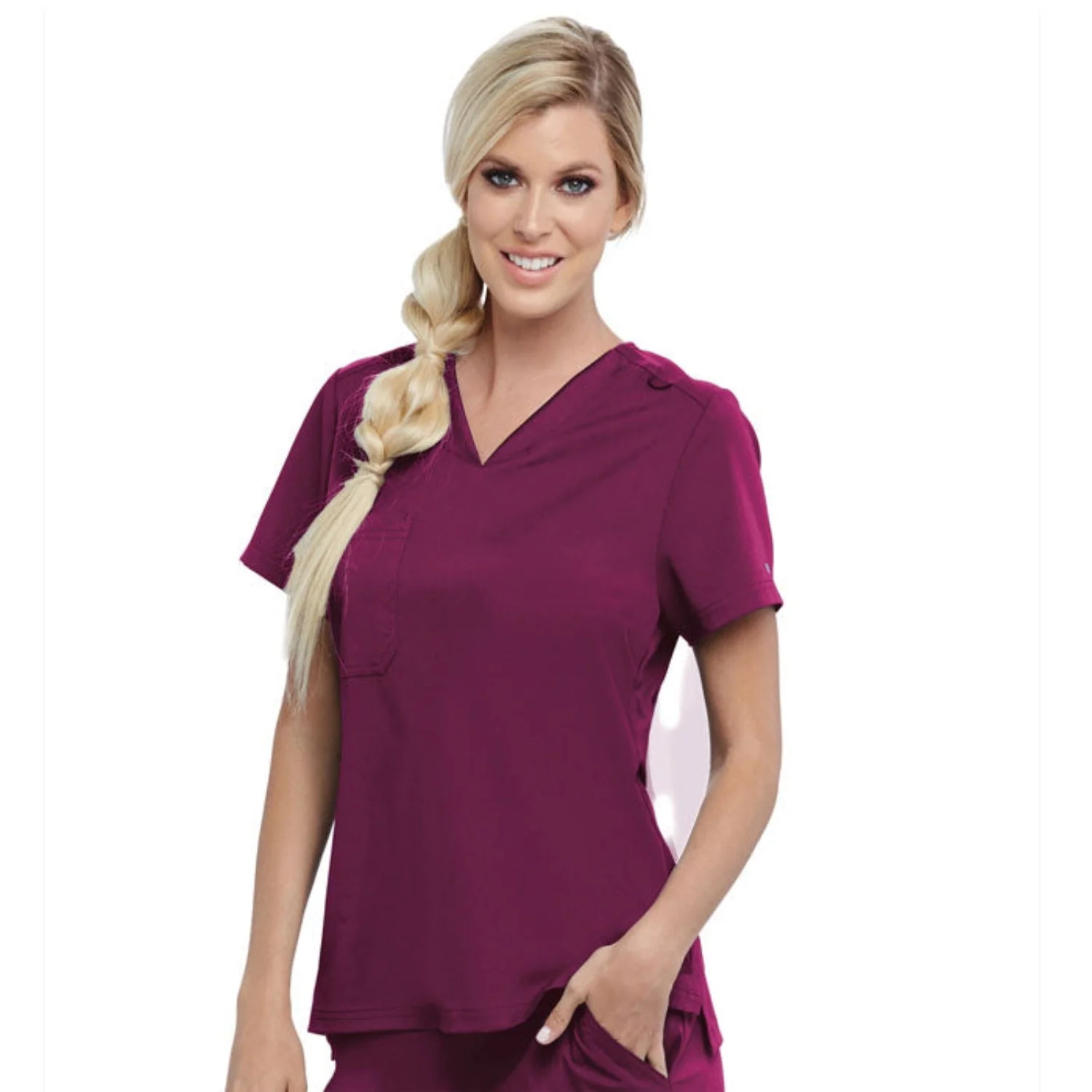 Grey's Anatomy Women's Bree Stretch V-Neck Short Sleeve Scrub Top - Image 6