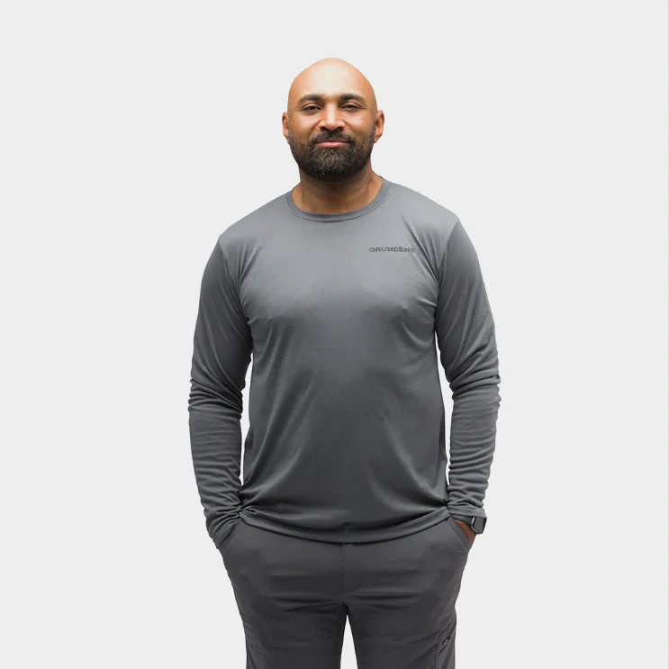 Grundéns Men's Kracken Graphic Long Sleeve Tech T-Shirt - Image 3