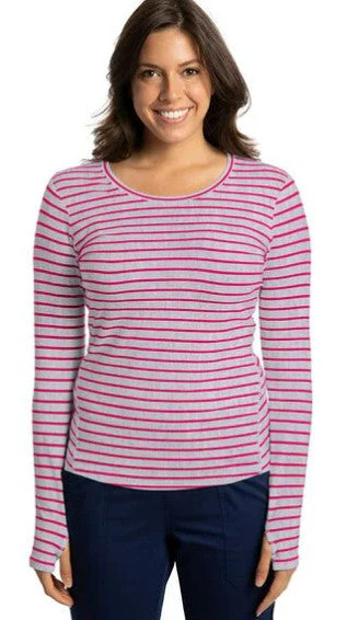 Healing Hands (W) Mackenzie Stripe L/S Tee