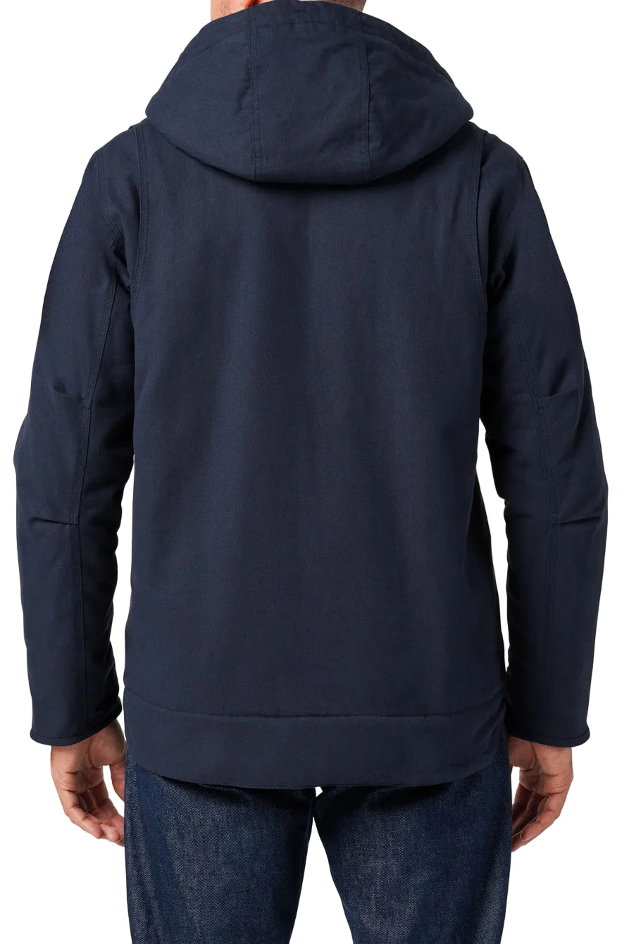 Lucky Brand Workwear Men's Canvas Chore Sherpa Lined Hooded Coat - Image 4