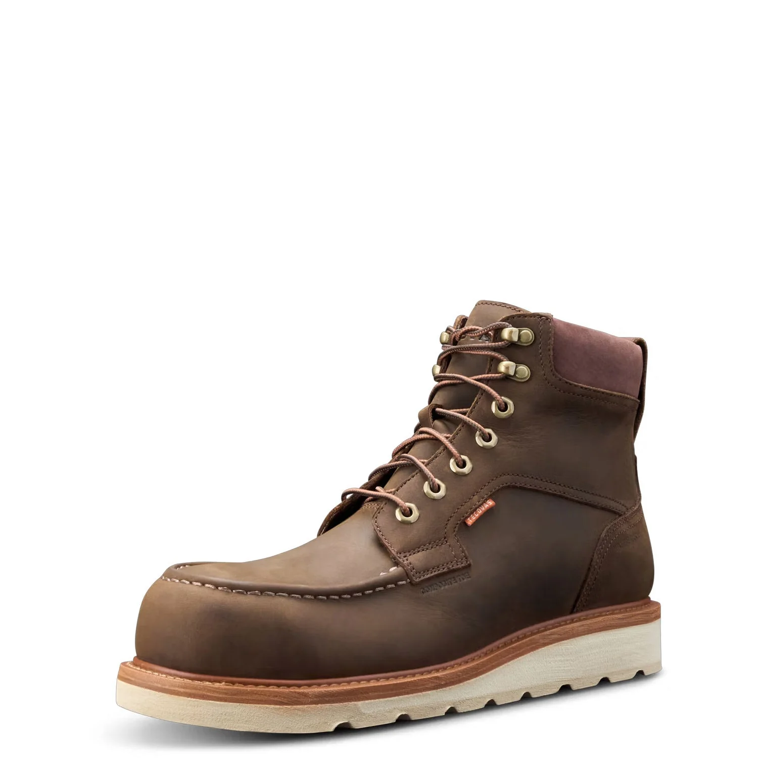 Tecovas Men's LongHaul Waterproof 6" Moc Comp Toe Work Boot - Image 3
