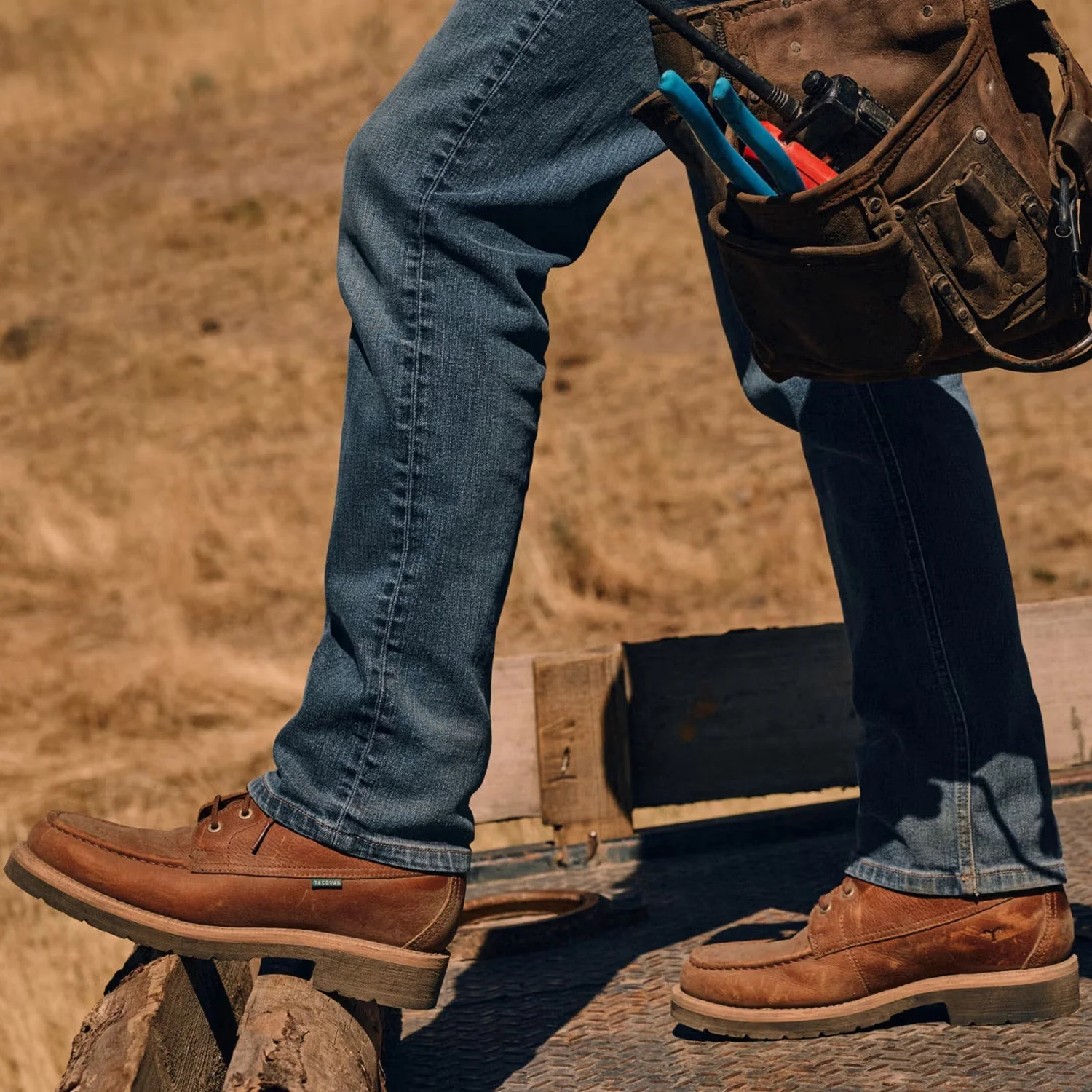 Tecovas Men's Rugged 6" Water Resistant Moc Toe Work Boot - Image 9