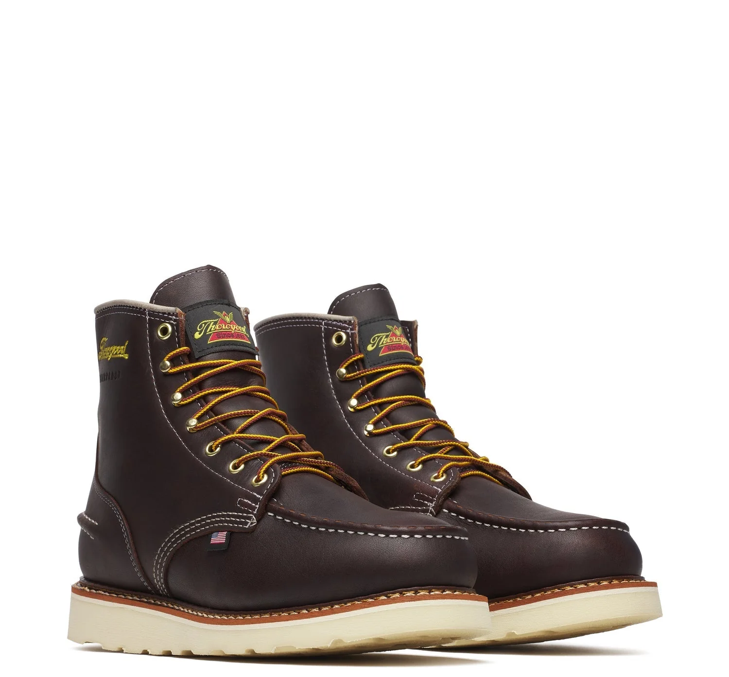 Thorogood Men's 1957 Series Moc Toe Waterproof 6" Boot_Briar Pitstop - Image 2