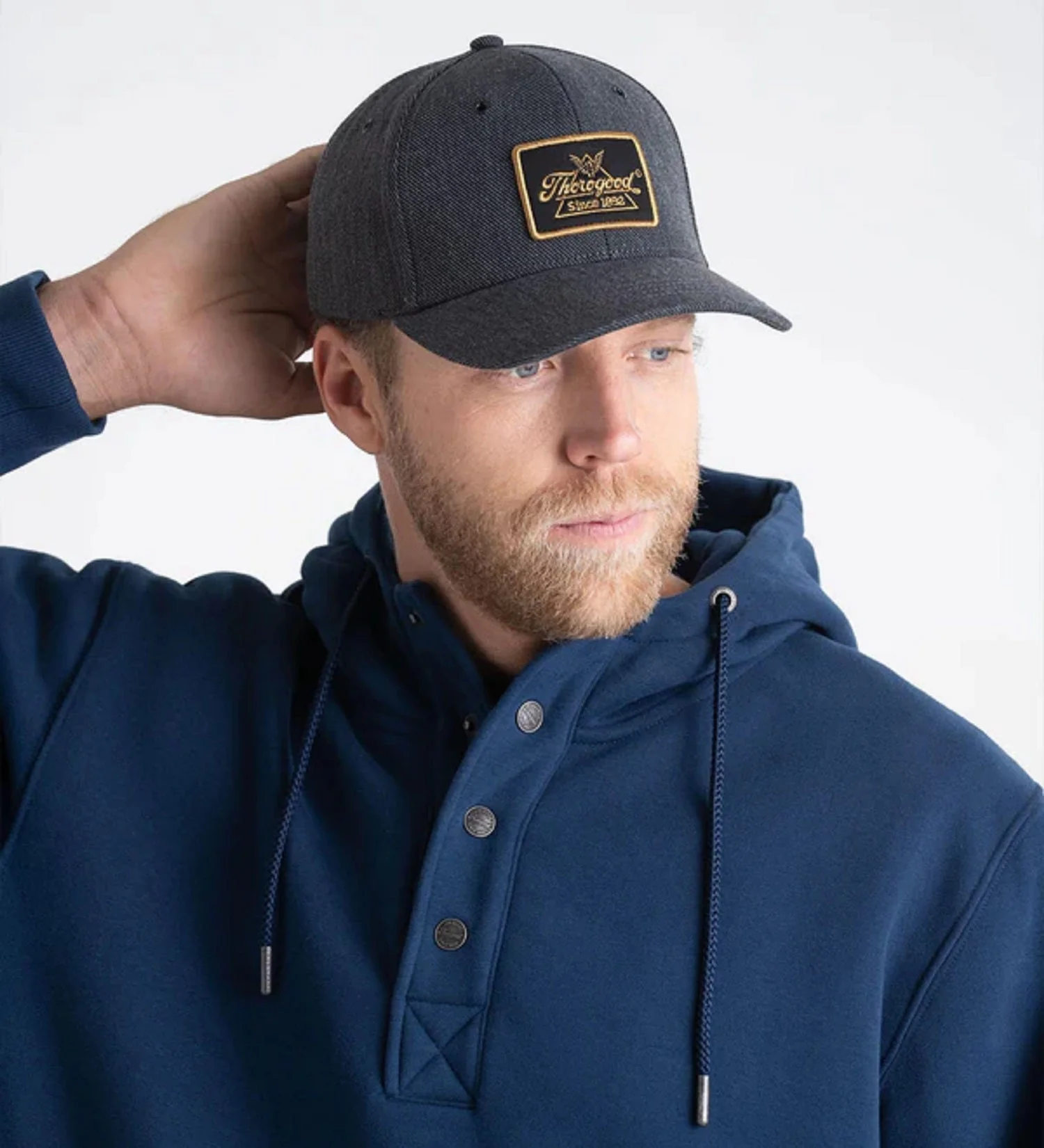 Thorogood Classic Logo Patch Stretch Cap - Image 2