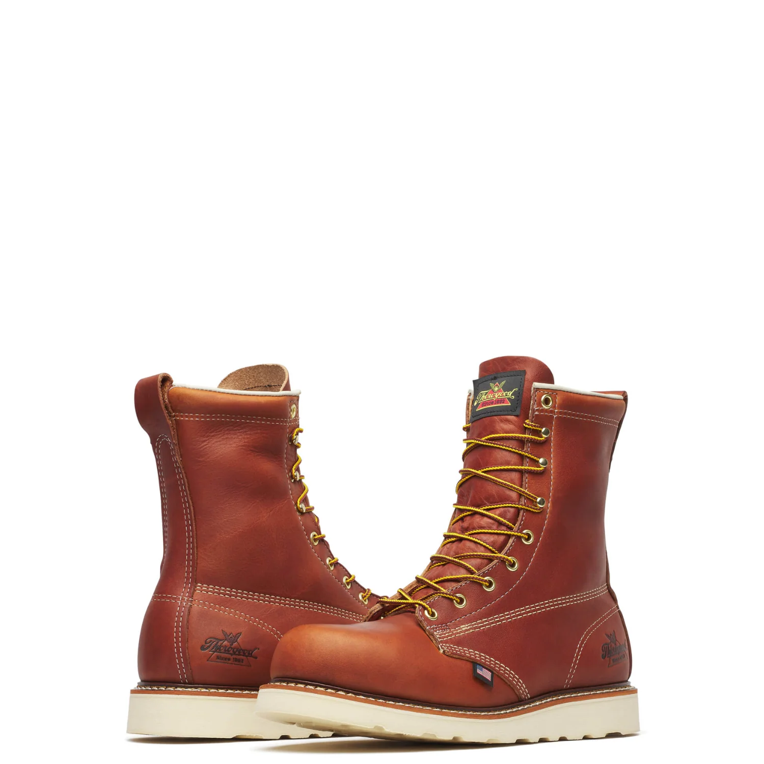 Thorogood Men's American Heritage 8" Steel Toe Wedge Boot - Image 3