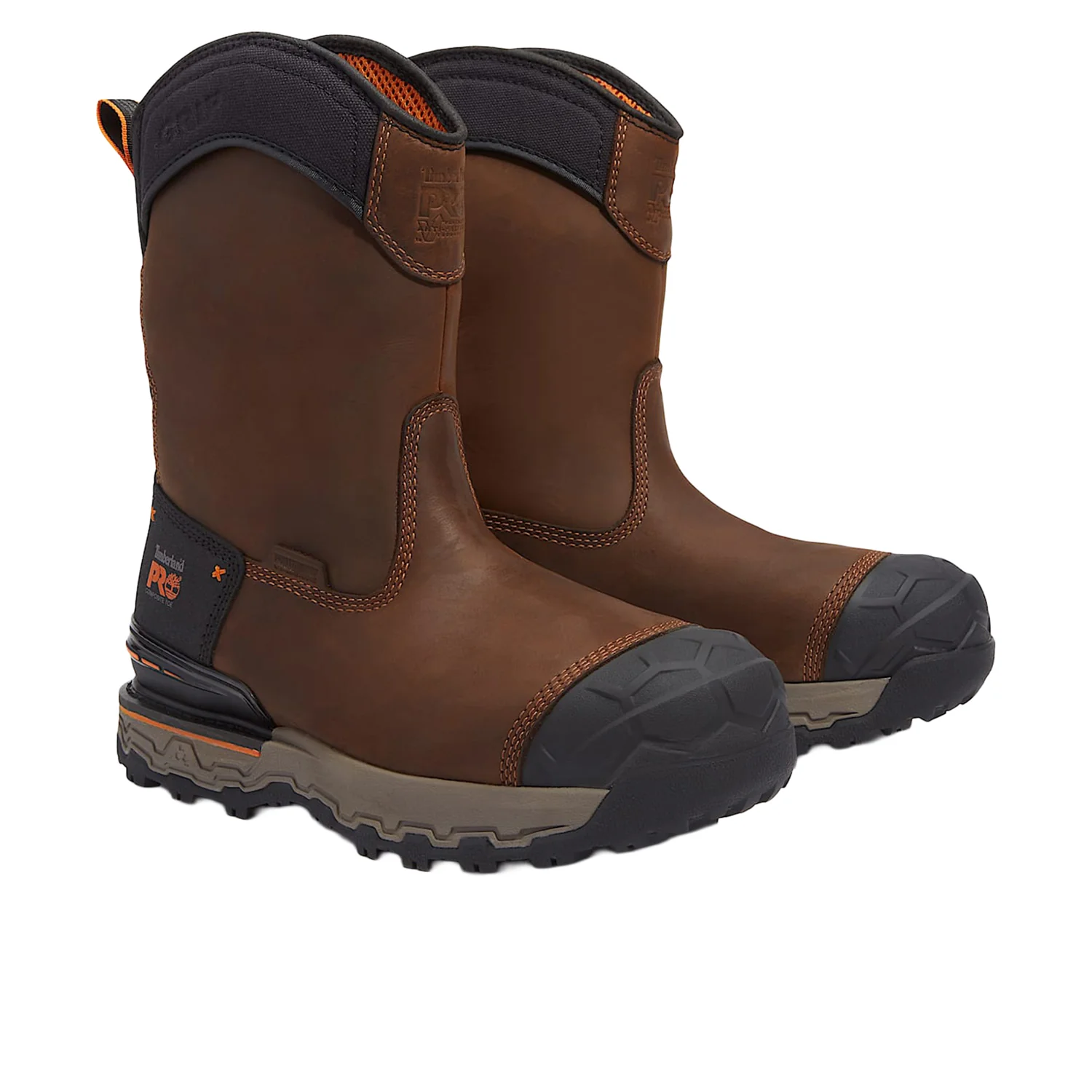 Timberland PRO Men's Boondock Ultralight Pull-On Waterproof Comp Toe Work Boot - Image 7