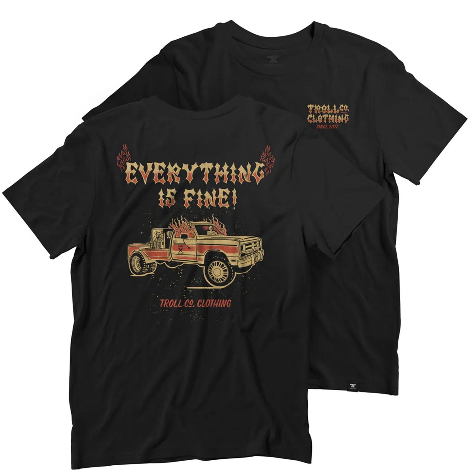 Troll Co. Men's Everything is Fine T-Shirt