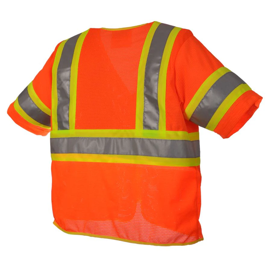 Viking Hi-Vis Sleeved Zipper Class 3 Safety  Vest - Image 2