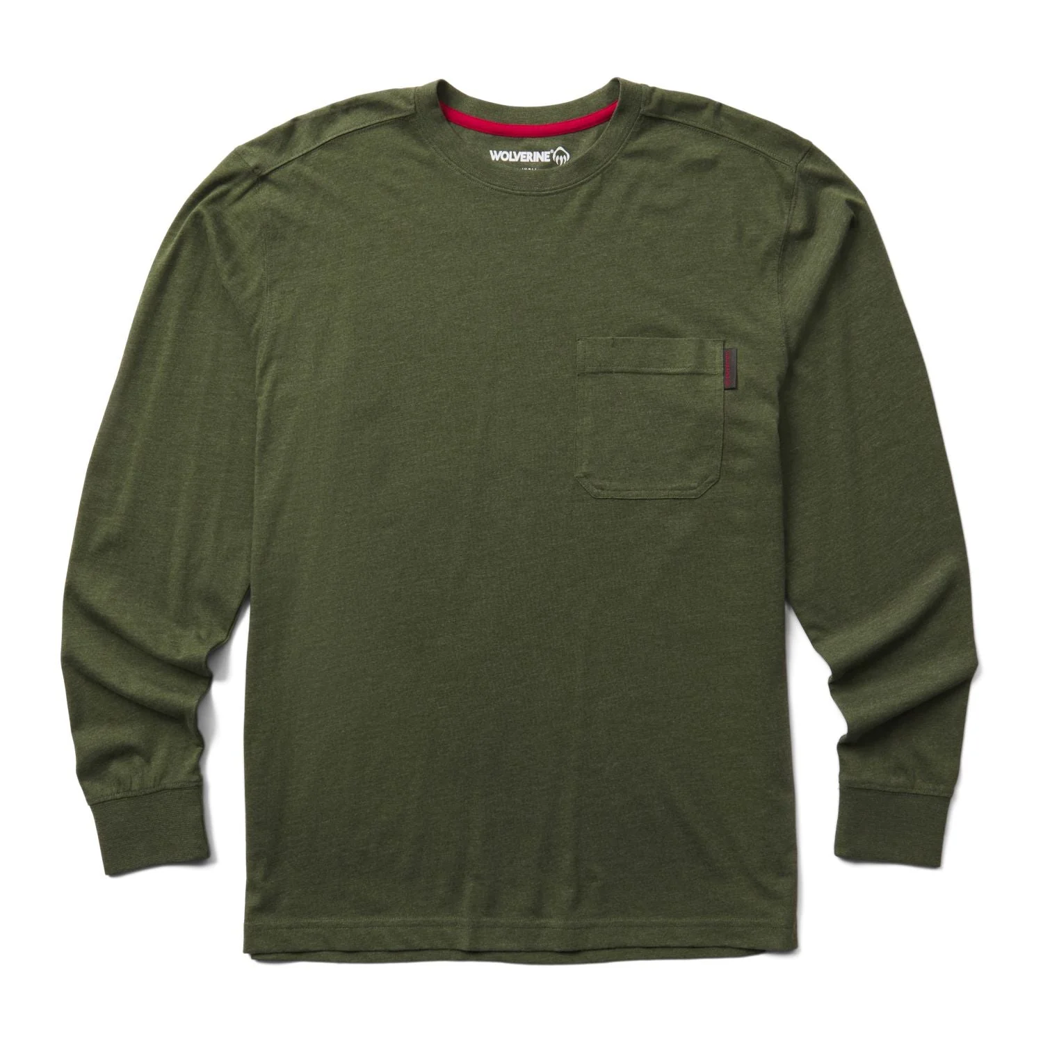 Wolverine Men's Classic Long Sleeve Pocket T-Shirt - Image 9