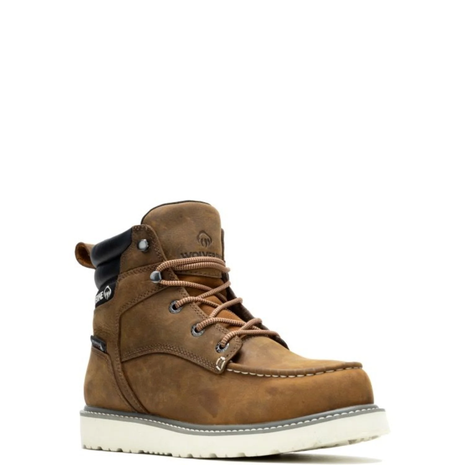 Wolverine Men's Trade Wedge 6" Waterproof Moc-Toe Steel Toe Boot - Image 2