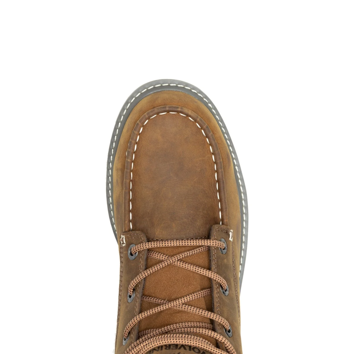 Wolverine Men's Trade Wedge 6" Waterproof Moc-Toe Steel Toe Boot - Image 4