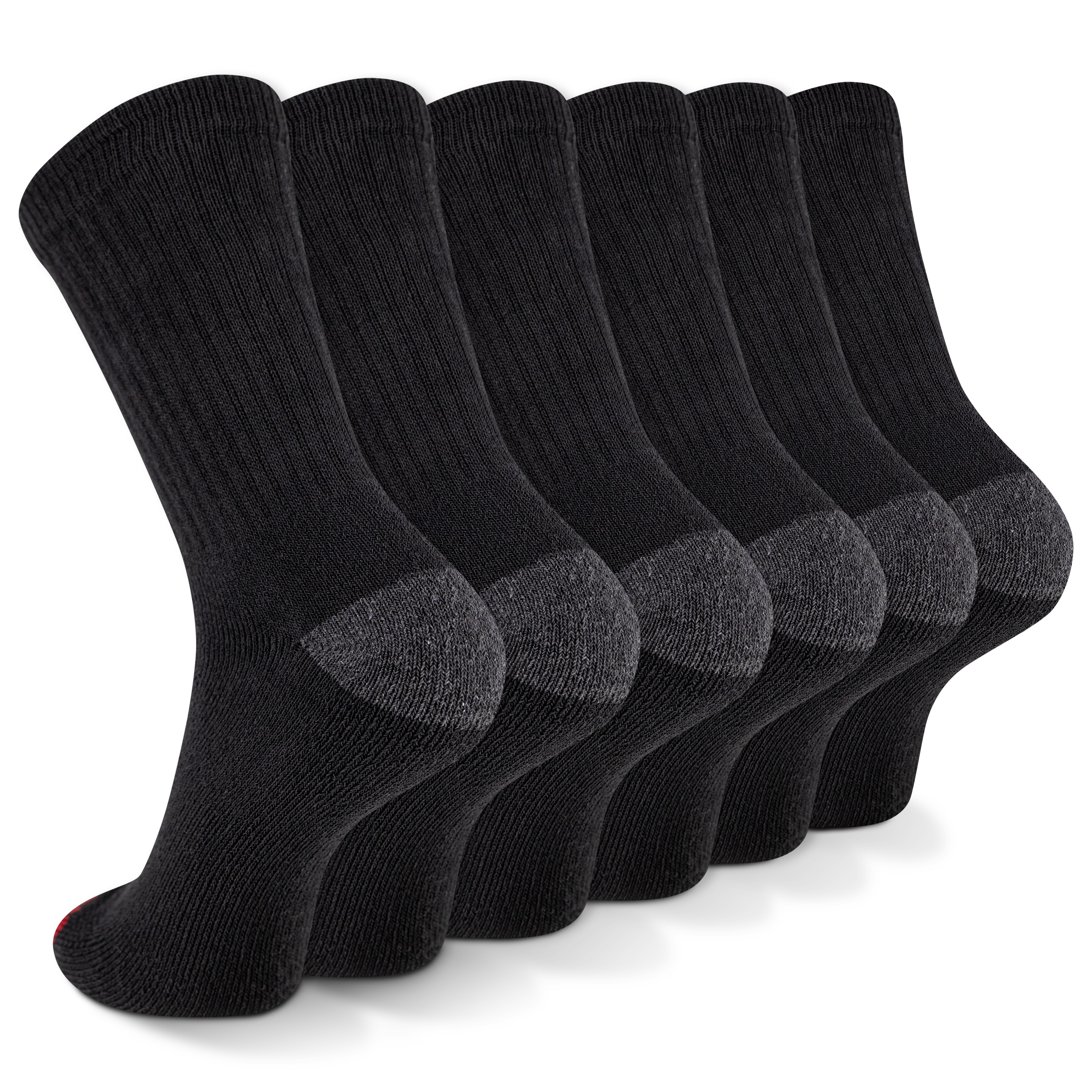 Wolverine Men's Heavy Duty Work Crew Sock (6 Pack) - Image 2