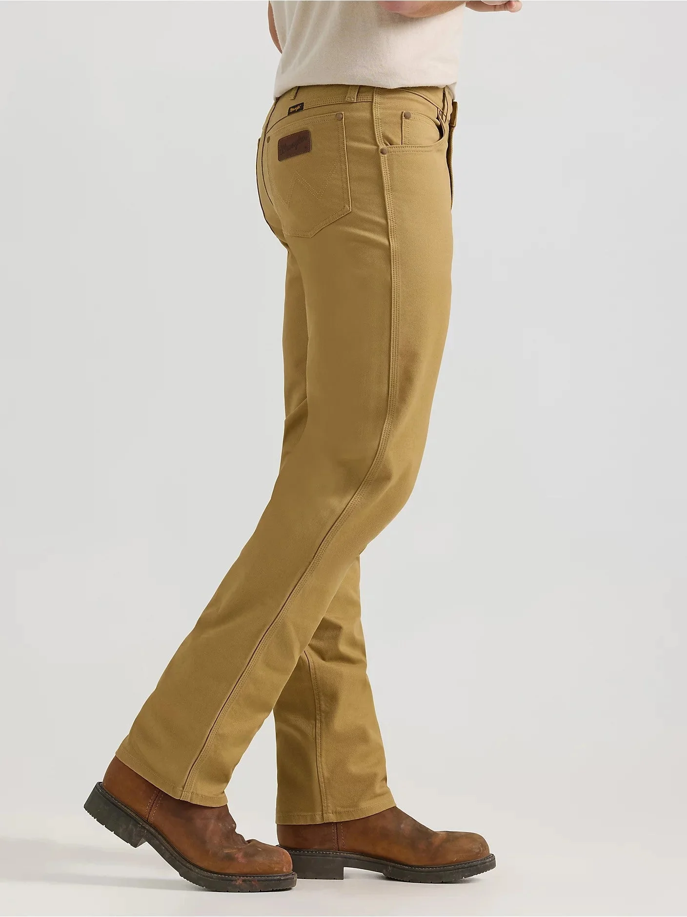 Wrangler Men's Tough Comfort Cowboy Cut® Regular Fit Canvas Jean - Image 2