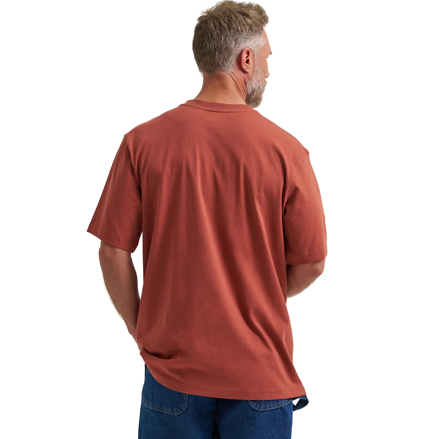 Wrangler Men's RIGGS Workwear® Short Sleeve Relaxed Henley - Image 2
