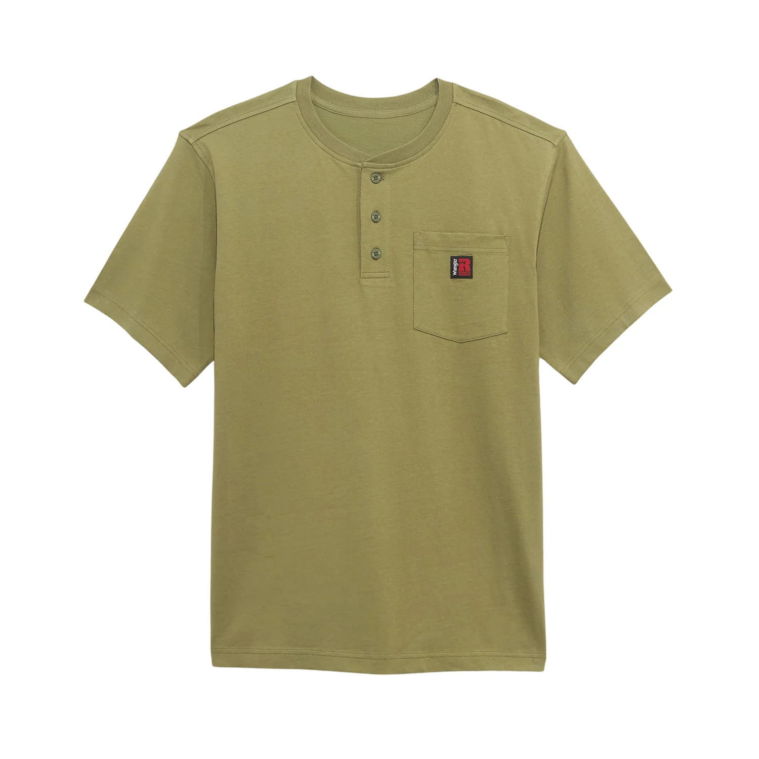 Wrangler Men's RIGGS Workwear® Short Sleeve Relaxed Henley - Image 4