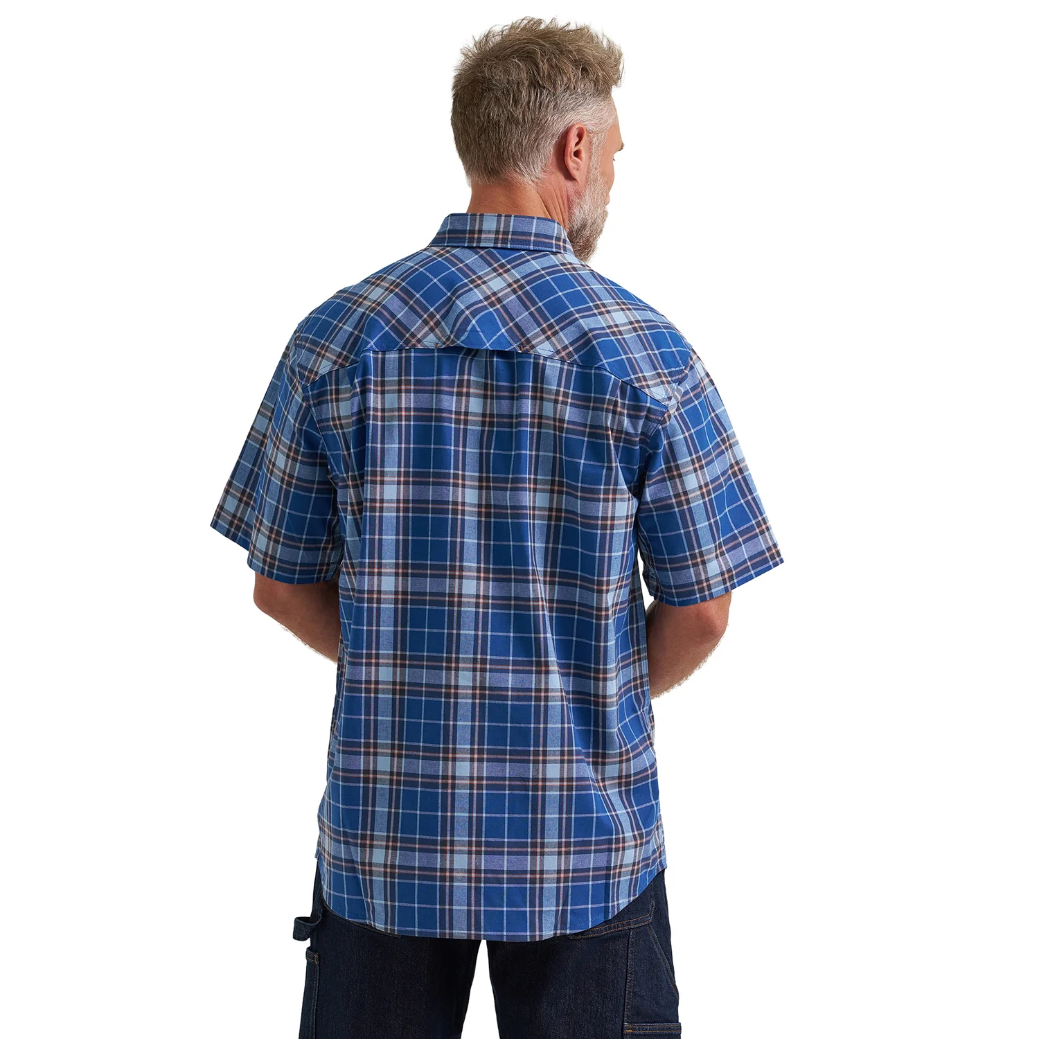 Wrangler Men's RIGGS Workwear® Foreman Plaid Work Shirt - Image 2