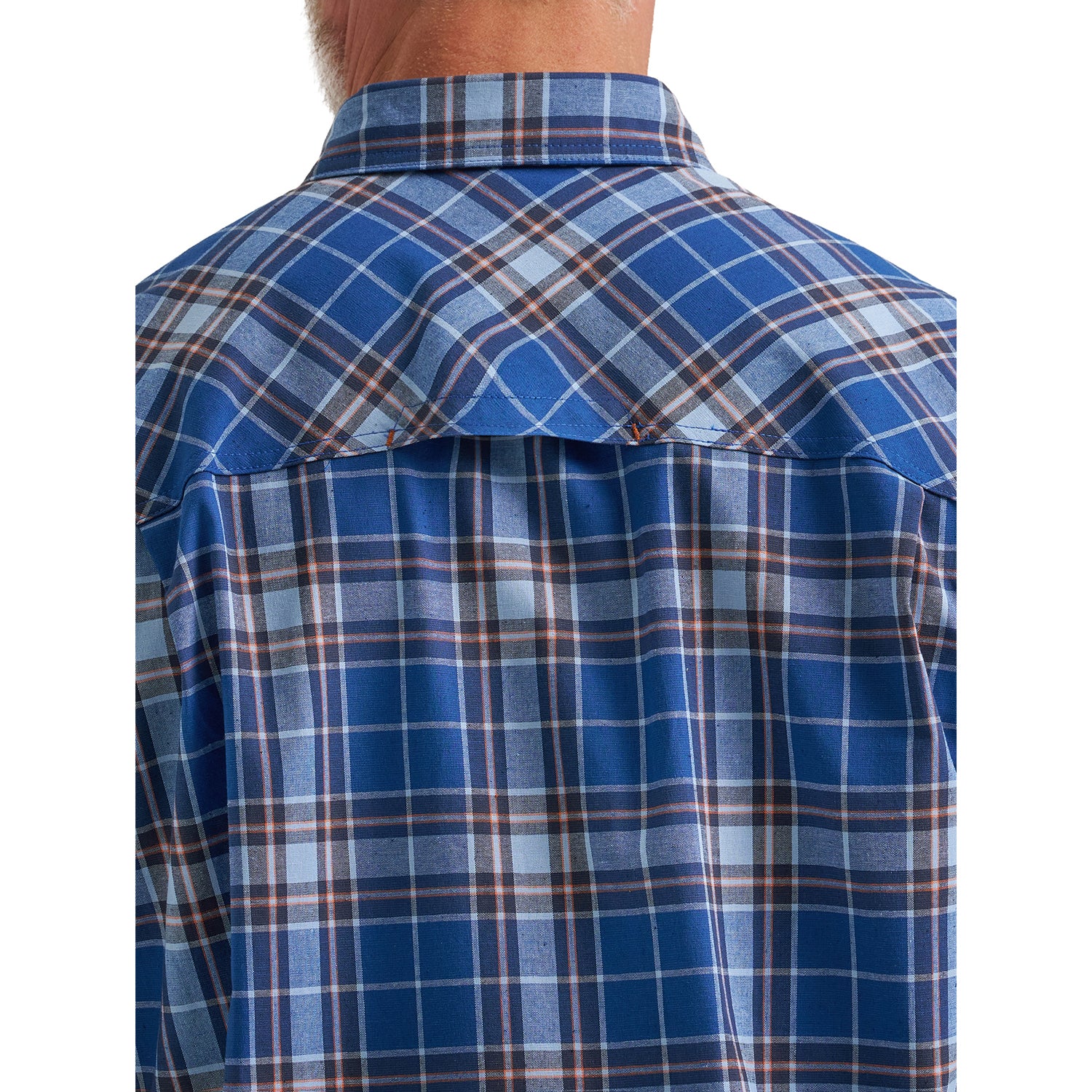 Wrangler Men's RIGGS Workwear® Foreman Plaid Work Shirt - Image 4